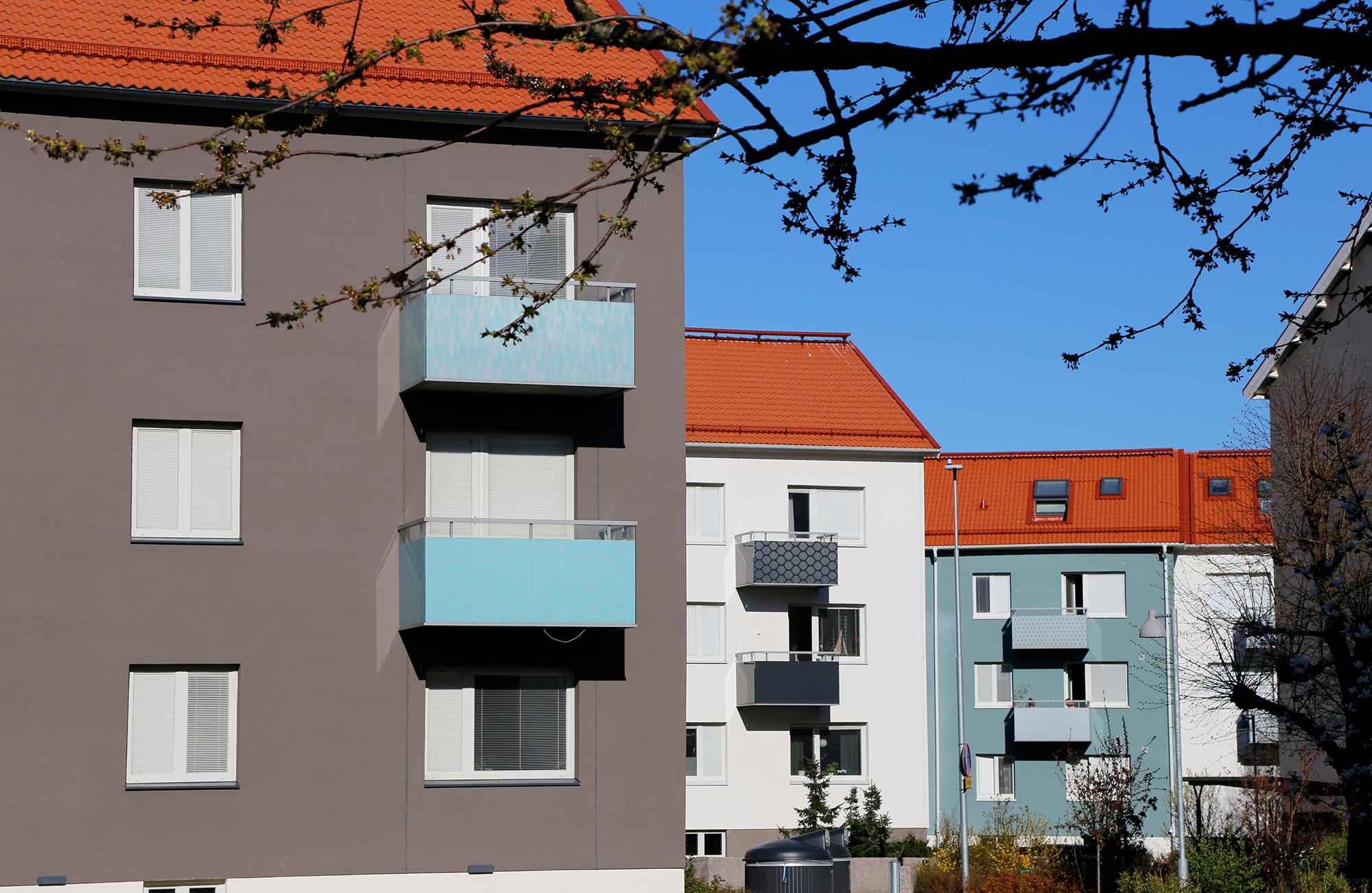 Husfasader Långängen
