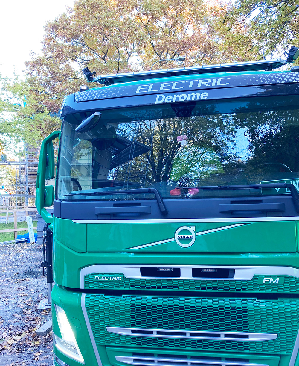 Våra leverantörers fordon körs nu med fossilfritt drivmedel i Änggården