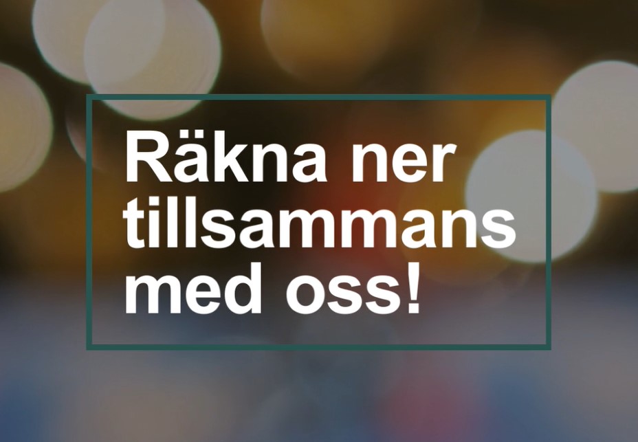 Räkna ner tillsammans med oss